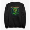 Null Star Wars Boba Fett Lightning Portrait Sweatshirt