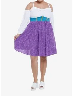 HUNIVERS Disney The Hunchback Of Notre Dame Esmeralda Cold Shoulder Dress Plus Size -Sweaters And Cardigans Sales 19878758 av1