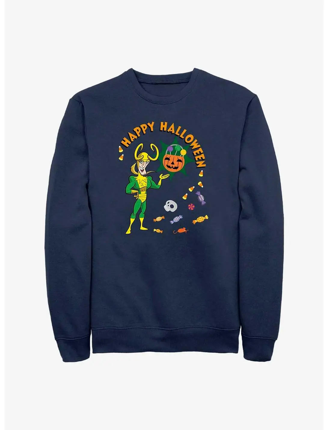 Null Marvel Loki Happy Halloween Sweatshirt 3 Null Marvel Loki Happy Halloween Sweatshirt