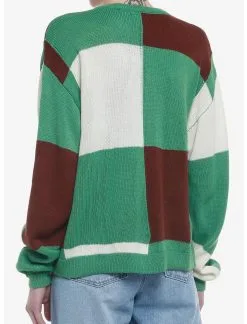 HUNIVERS Shrek Patchwork Skimmer Cardigan -Sweaters And Cardigans Sales 19946518 av2