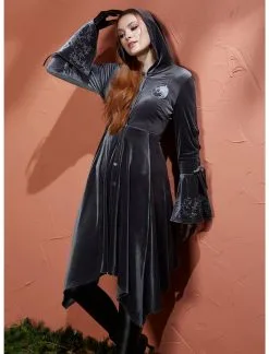 HUNIVERS Her Universe The Witcher Velvet Hooded Cardigan