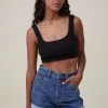 Cotton On Women High Rise Classic Stretch Denim Short -Sweaters And Cardigans Sales 2000417 130 2