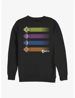 Null Nintendo Splatoon Inkling Squid Rainbow Sweatshirt