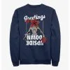 Stranger Things Demogorgon Season's Greetings Sweatshirt -Sweaters And Cardigans Sales 20093434 hi