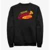 Stranger Things Season's Eatings Surfer Boy Pizza Logo Sweatshirt