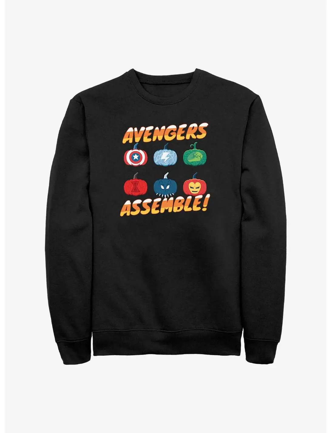 Marvel Avenger Pumpkins Assemble Sweatshirt 3 Marvel Avenger Pumpkins Assemble Sweatshirt