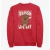 Star Wars Chewie Happy Life Day Sweatshirt -Sweaters And Cardigans Sales 20279244 hi