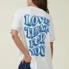 Cotton On Women The Oversized Graphic Tee -Sweaters And Cardigans Sales 2051889 272 2