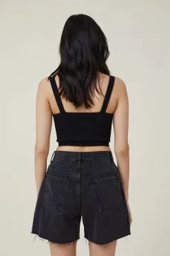 Cotton On Women A-Line Denim Short -Sweaters And Cardigans Sales 2052716 15 3