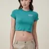 Cotton On Women Micro Fit Rib Graphic Tee -Sweaters And Cardigans Sales 2052773 188 2