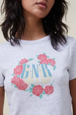 Cotton On Women Micro Fit Rib Graphic License Tee -Sweaters And Cardigans Sales 2052880 101 4