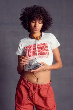 Cotton On Women Micro Fit Rib Graphic License Tee