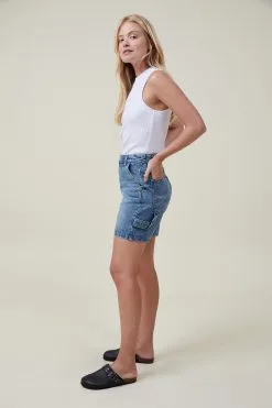 Cotton On Women Carpenter Denim Short 9 Cotton On Women Carpenter Denim Short -Sweaters And Cardigans Sales 2053642 16 3
