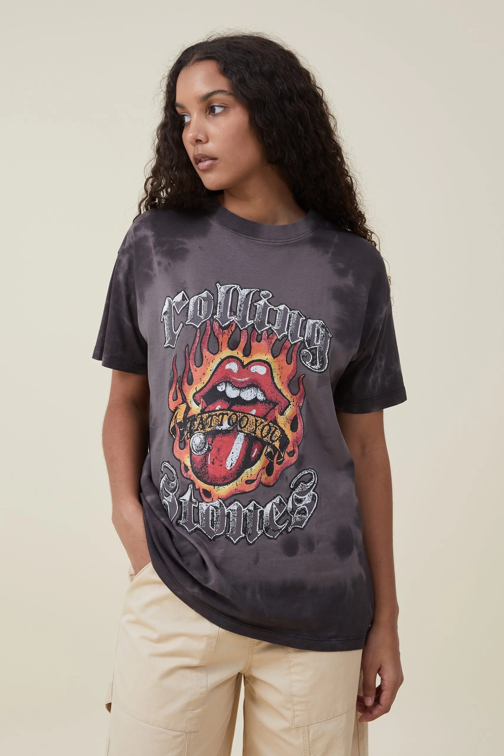 Cotton On Women The Oversized Rolling Stones Tee 3 Cotton On Women The Oversized Rolling Stones Tee