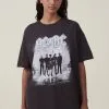 Cotton On Women The Oversized Acdc Tee -Sweaters And Cardigans Sales 2054181 05 2