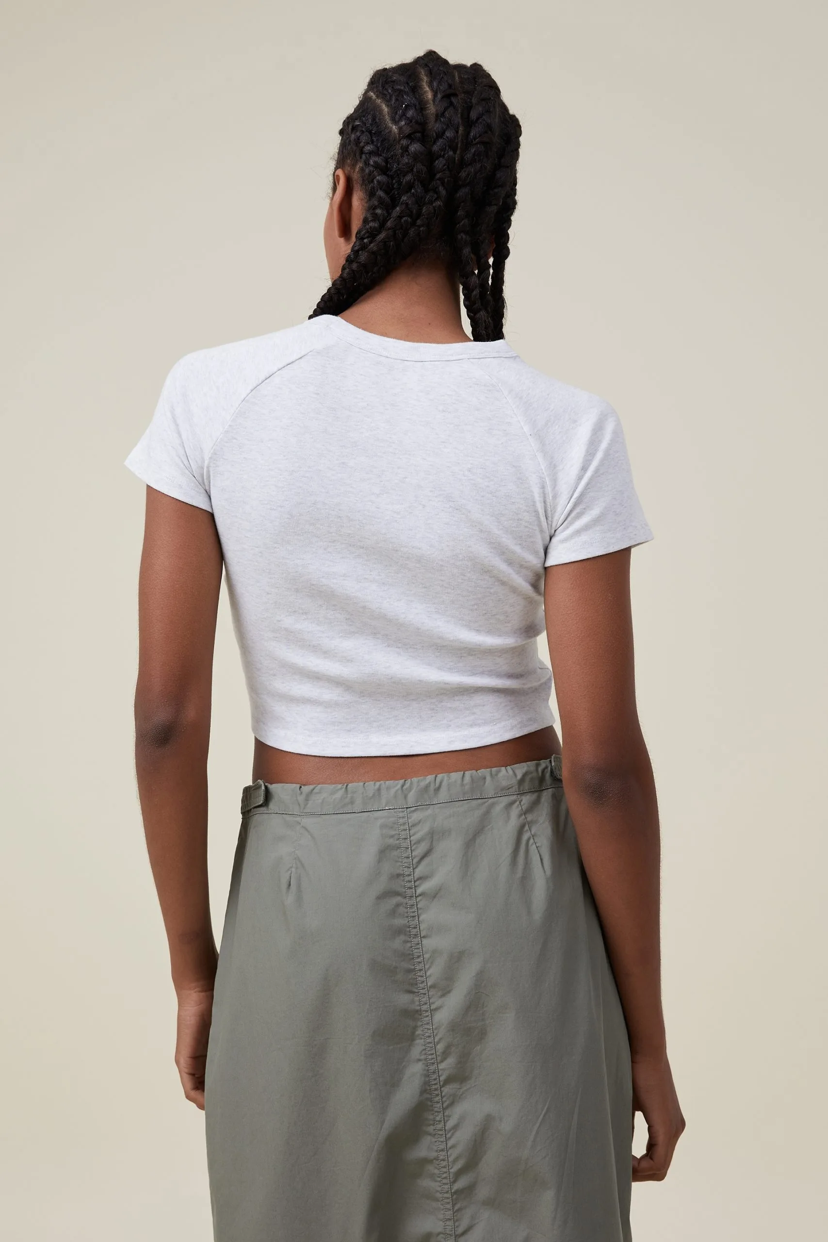 Cotton On Women Micro Fit Rib Raglan Graphic Tee 5 Cotton On Women Micro Fit Rib Raglan Graphic Tee - Image 3