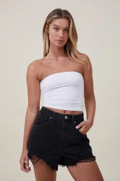 Cotton On Women High Mom Denim Short