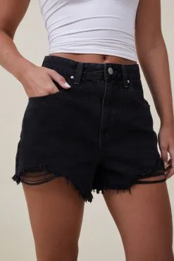 Cotton On Women High Mom Denim Short -Sweaters And Cardigans Sales 2054689 18 5