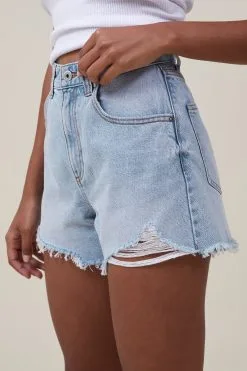 Cotton On Women High Mom Denim Short -Sweaters And Cardigans Sales 2054689 49 4