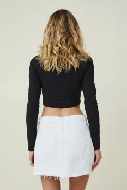 Cotton On Women Denim Micro Mini Skirt -Sweaters And Cardigans Sales 2054746 02 3