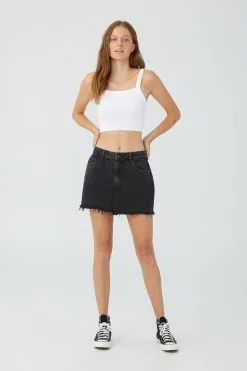 Cotton On Women Denim Micro Mini Skirt