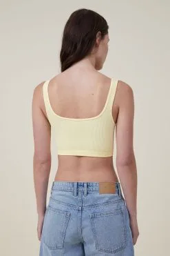 Cotton On Women Seamless Abbie Micro Crop Tank -Sweaters And Cardigans Sales 2054993 11 3