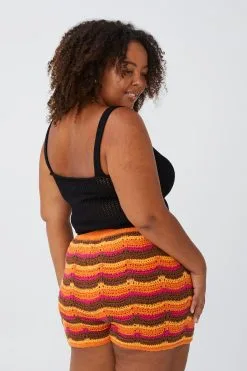 Cotton On Women Curve Crochet Short
