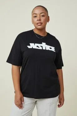 Cotton On Women Curve Special Edition Justin Bieber Tee