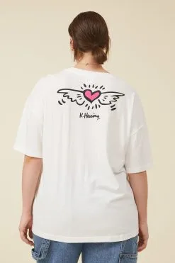 Cotton On Women Curve Special Edition Keith Haring Tee -Sweaters And Cardigans Sales 2055708 01 3