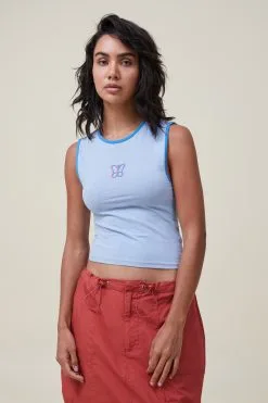 Cotton On Women 90 S Crop Graphic Tank