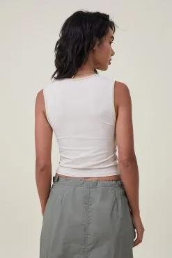 Cotton On Women 90 S Crop Graphic Tank -Sweaters And Cardigans Sales 2055972 02 3