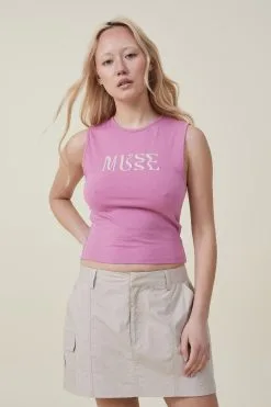 Cotton On Women 90 S Crop Graphic Tank