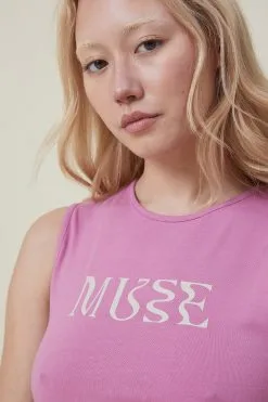 Cotton On Women 90 S Crop Graphic Tank -Sweaters And Cardigans Sales 2055972 05 4