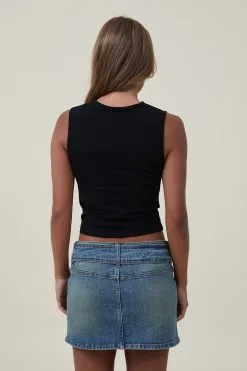 Cotton On Women 90 S Crop Graphic Tank -Sweaters And Cardigans Sales 2055972 09 3