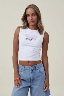 Cotton On Women 90 S Crop Graphic Tank