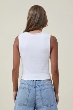 Cotton On Women 90 S Crop Graphic Tank -Sweaters And Cardigans Sales 2055972 15 3