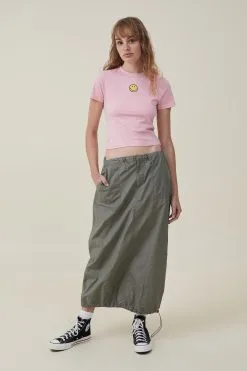 Cotton On Women Lcn Smiley Fitted Longline Tee -Sweaters And Cardigans Sales 2056021 02 4