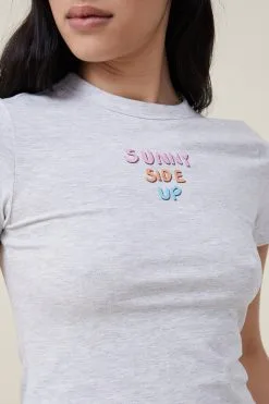 Cotton On Women Fitted Graphic Longline Tee -Sweaters And Cardigans Sales 2056071 04 4