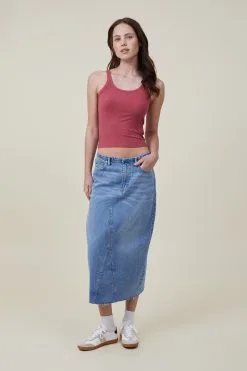 Cotton On Women Staple Rib Scoop Neck Tank -Sweaters And Cardigans Sales 2056161 12 1