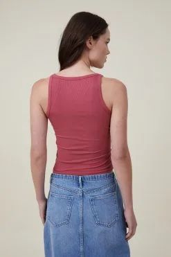 Cotton On Women Staple Rib Scoop Neck Tank -Sweaters And Cardigans Sales 2056161 12 3