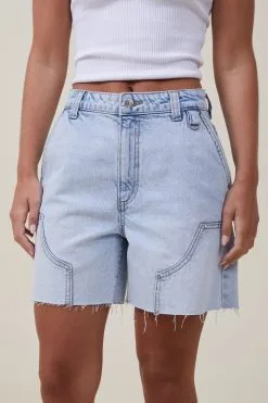 Cotton On Women Panelled Denim Short -Sweaters And Cardigans Sales 2056200 06 5