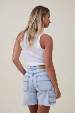 Cotton On Women Panelled Denim Short -Sweaters And Cardigans Sales 2056200 06 6