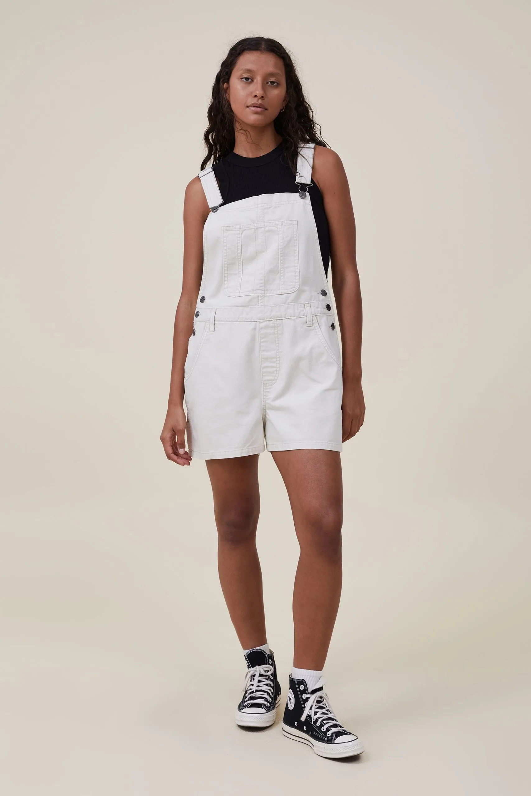 Cotton On Women Utility Canvas Short Overall 7 Cotton On Women Utility Canvas Short Overall - Image 5