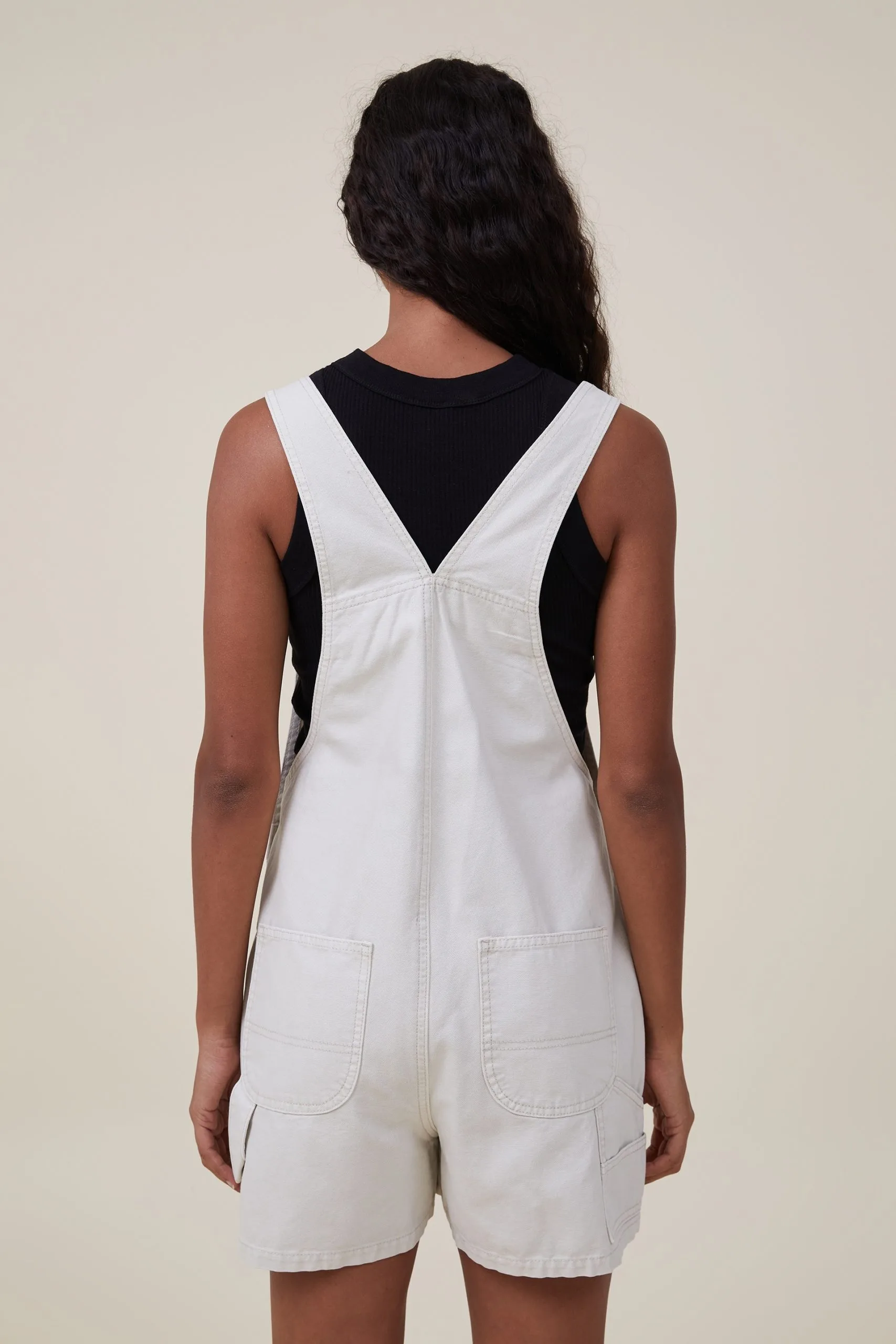 Cotton On Women Utility Canvas Short Overall 8 Cotton On Women Utility Canvas Short Overall - Image 6