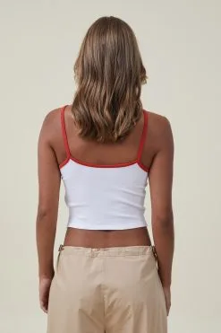 Cotton On Women 90 S Rib Square Neck Graphic Cami -Sweaters And Cardigans Sales 2056214 01 3