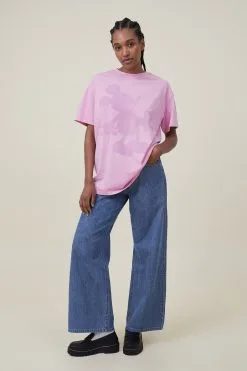 Cotton On Women Mickey Oversized Fit Lcn Graphic Tee -Sweaters And Cardigans Sales 2056239 04 1