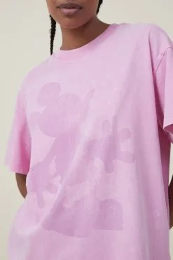 Cotton On Women Mickey Oversized Fit Lcn Graphic Tee -Sweaters And Cardigans Sales 2056239 04 4