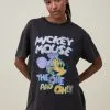 Cotton On Women Mickey Oversized Fit Lcn Graphic Tee -Sweaters And Cardigans Sales 2056239 05 2