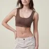 Cotton On Women Frankie Crop Henley Tank -Sweaters And Cardigans Sales 2056245 03 2