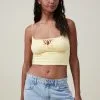 Cotton On Women Naomi Tie Front Cami